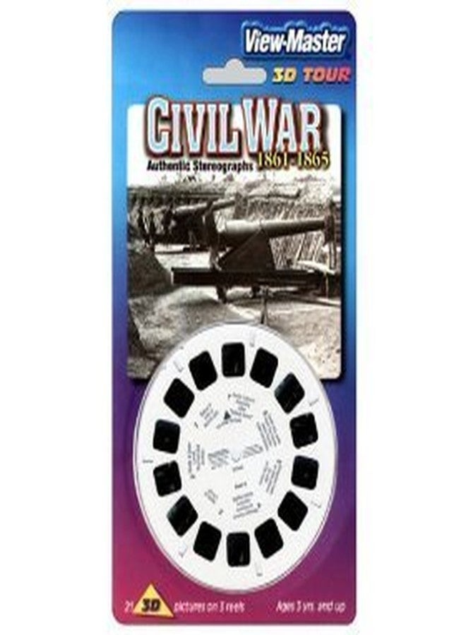 View Master Civil War 1861-1865 Authentic Stereographs 3D 3-Reel Set